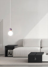 Modern Double Sphere Acrylic Pendant Light for Contemporary Dining and Living Areas