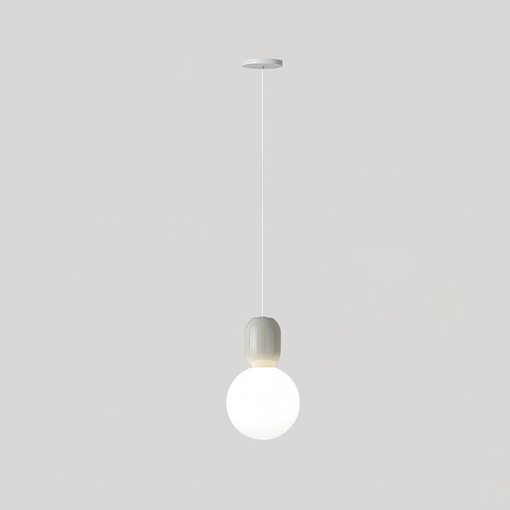 Modern Double Sphere Acrylic Pendant Light for Contemporary Dining and Living Areas