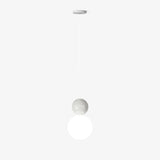 Modern Double Sphere Acrylic Pendant Light for Contemporary Dining and Living Areas
