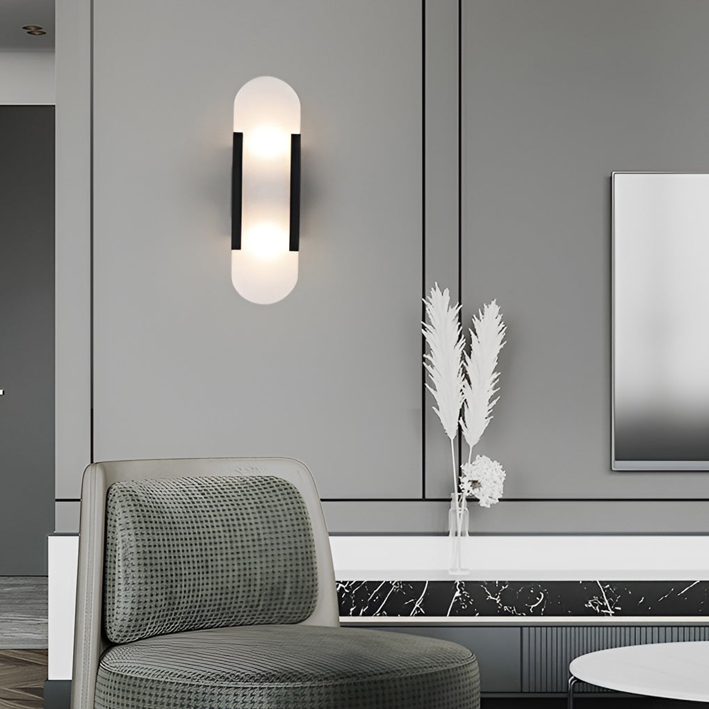 Modern Dual Light G4 LED Wall Sconce Electroplated Metal Up and Down Accent Lighting
