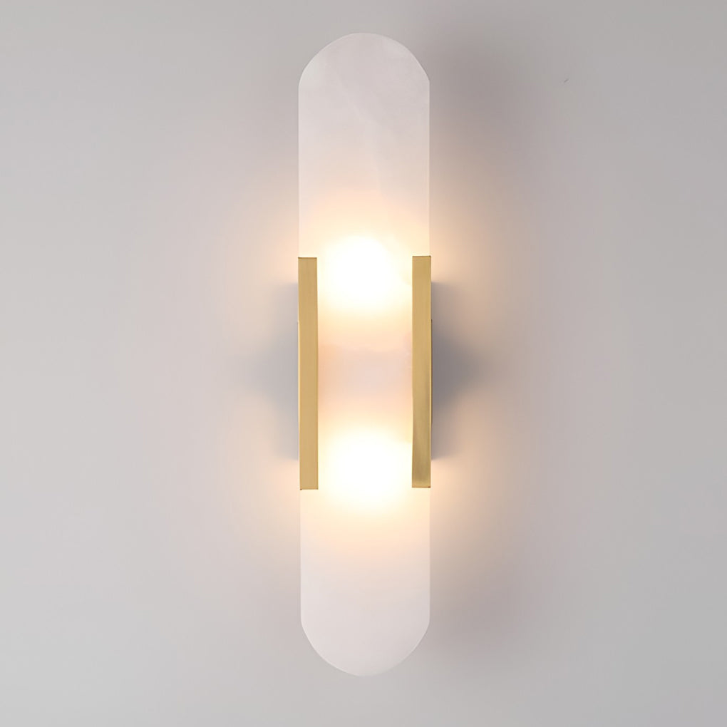 Modern Dual Light G4 LED Wall Sconce Electroplated Metal Up and Down Accent Lighting