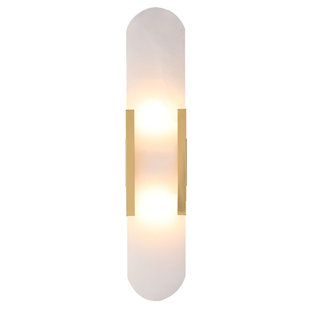 Modern Dual Light G4 LED Wall Sconce Electroplated Metal Up and Down Accent Lighting