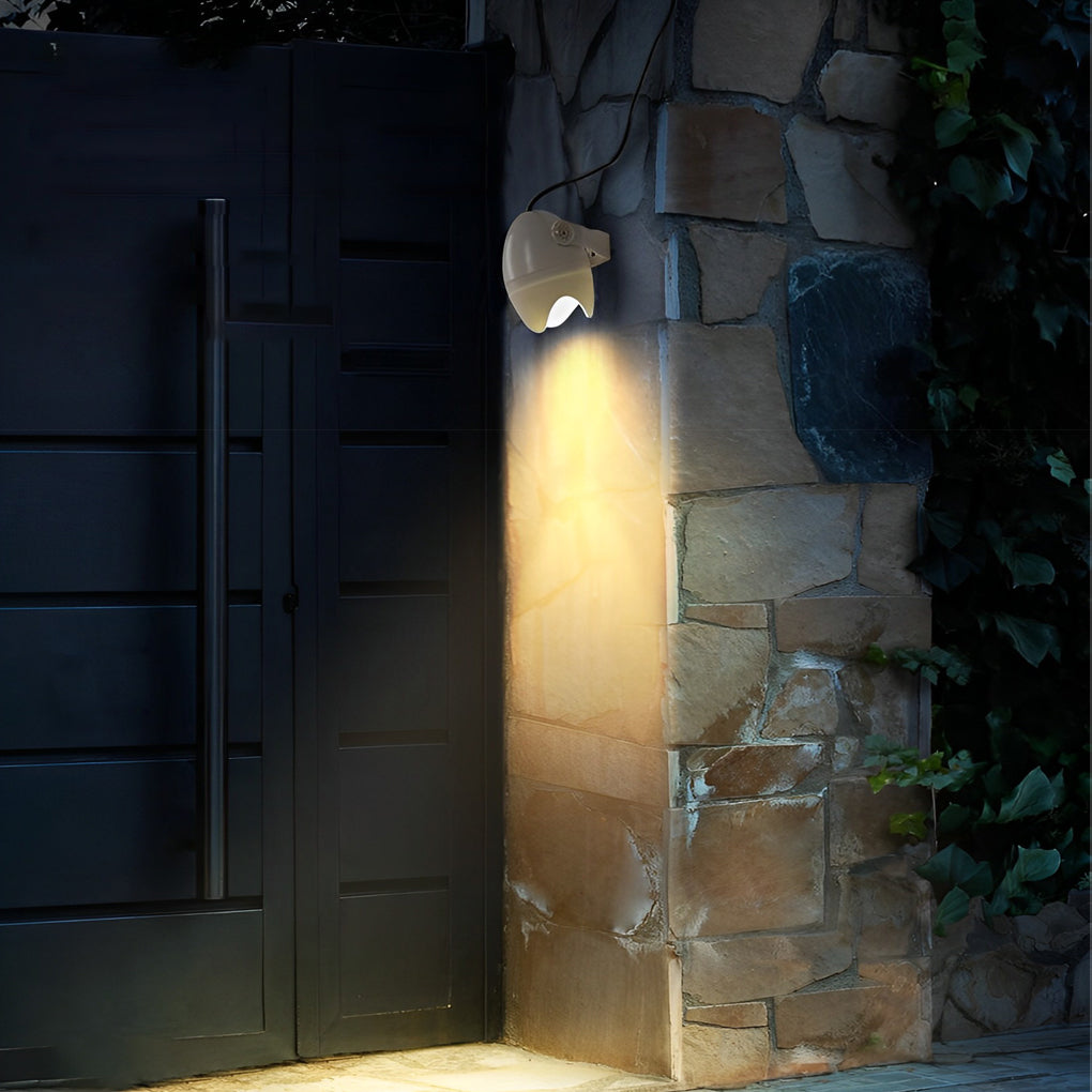 Modern Eggshell RGB Waterproof Outdoor Spotlights for Garden Landscape Adjustable COB LED Garden Lights