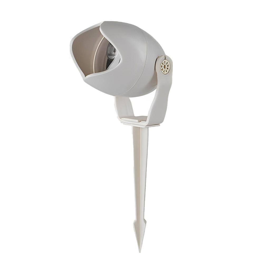 Modern Eggshell RGB Waterproof Outdoor Spotlights for Garden Landscape Adjustable COB LED Garden Lights