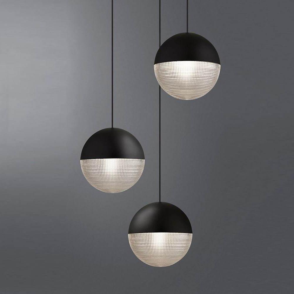 Modern Electroplated Glass Globe Pendant Lighting Nordic Round Ball Hanging Ceiling Lamp
