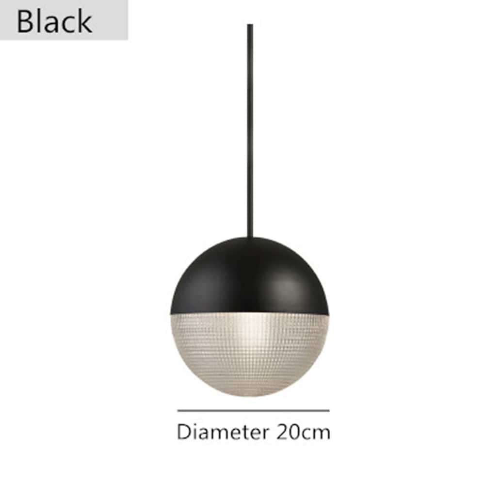 Modern Electroplated Glass Globe Pendant Lighting Nordic Round Ball Hanging Ceiling Lamp