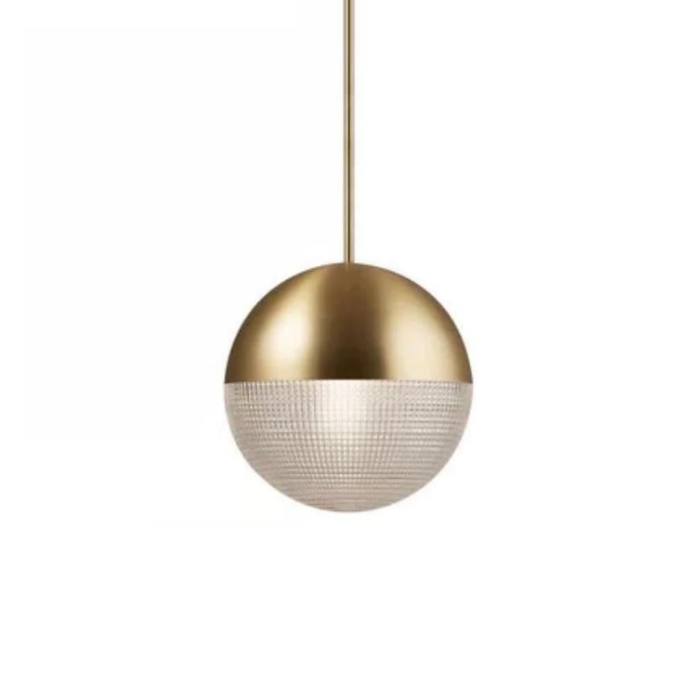 Modern Electroplated Glass Globe Pendant Lighting Nordic Round Ball Hanging Ceiling Lamp