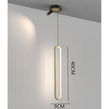Modern Elongated LED Pendant Light with Adjustable Spotlight for Kitchen Island and Dining Room