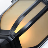 Modern European Outdoor Post Lights Waterproof Aluminum Fence Lamp for Garden and Path Matte Black Finish