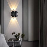 Modern Exterior LED Wall Sconce Waterproof Up and Down Light for Outdoor Porch and Patio