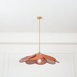 Modern Fabric Floral Petal Pendant Light for Elegant Living Room and Bedroom Lighting