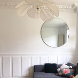 Modern Fabric Floral Petal Pendant Light for Elegant Living Room and Bedroom Lighting