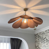 Modern Fabric Floral Petal Pendant Light for Elegant Living Room and Bedroom Lighting