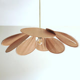Modern Fabric Floral Petal Pendant Light for Elegant Living Room and Bedroom Lighting
