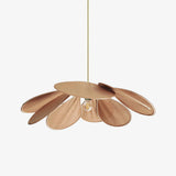 Modern Fabric Floral Petal Pendant Light for Elegant Living Room and Bedroom Lighting