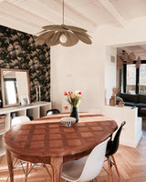 Modern Fabric Floral Petal Pendant Light for Elegant Living Room and Bedroom Lighting