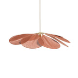 Modern Fabric Floral Petal Pendant Light for Elegant Living Room and Bedroom Lighting