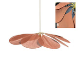 Modern Fabric Floral Petal Pendant Light for Elegant Living Room and Bedroom Lighting