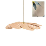 Modern Fabric Floral Petal Pendant Light for Elegant Living Room and Bedroom Lighting