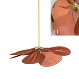 Modern Fabric Floral Petal Pendant Light for Elegant Living Room and Bedroom Lighting