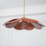 Modern Fabric Floral Petal Pendant Light for Elegant Living Room and Bedroom Lighting