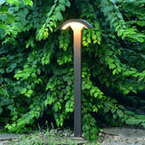 Modern Fan Shaped Outdoor LED Motion Sensor Lawn Lamp for Garden Pathway Landscape Lighting