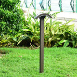 Modern Fan Shaped Outdoor LED Motion Sensor Lawn Lamp for Garden Pathway Landscape Lighting
