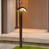 Modern Fan Shaped Outdoor LED Motion Sensor Lawn Lamp for Garden Pathway Landscape Lighting