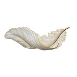 Modern Feather Design LED Wall Lamp with Remote Control and USB Power for Elegant Home Decor