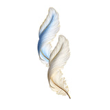Modern Feather LED Decorative Wall Painting with USB Power and Remote Control