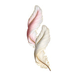 Modern Feather LED Decorative Wall Painting with USB Power and Remote Control