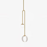 Modern Ferra Minimalist LED Pendant Light with Adjustable Rod for Living Room and Bedroom