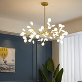 Modern Firefly Sputnik Chandelier LED Branching Pendant Light for Living Room