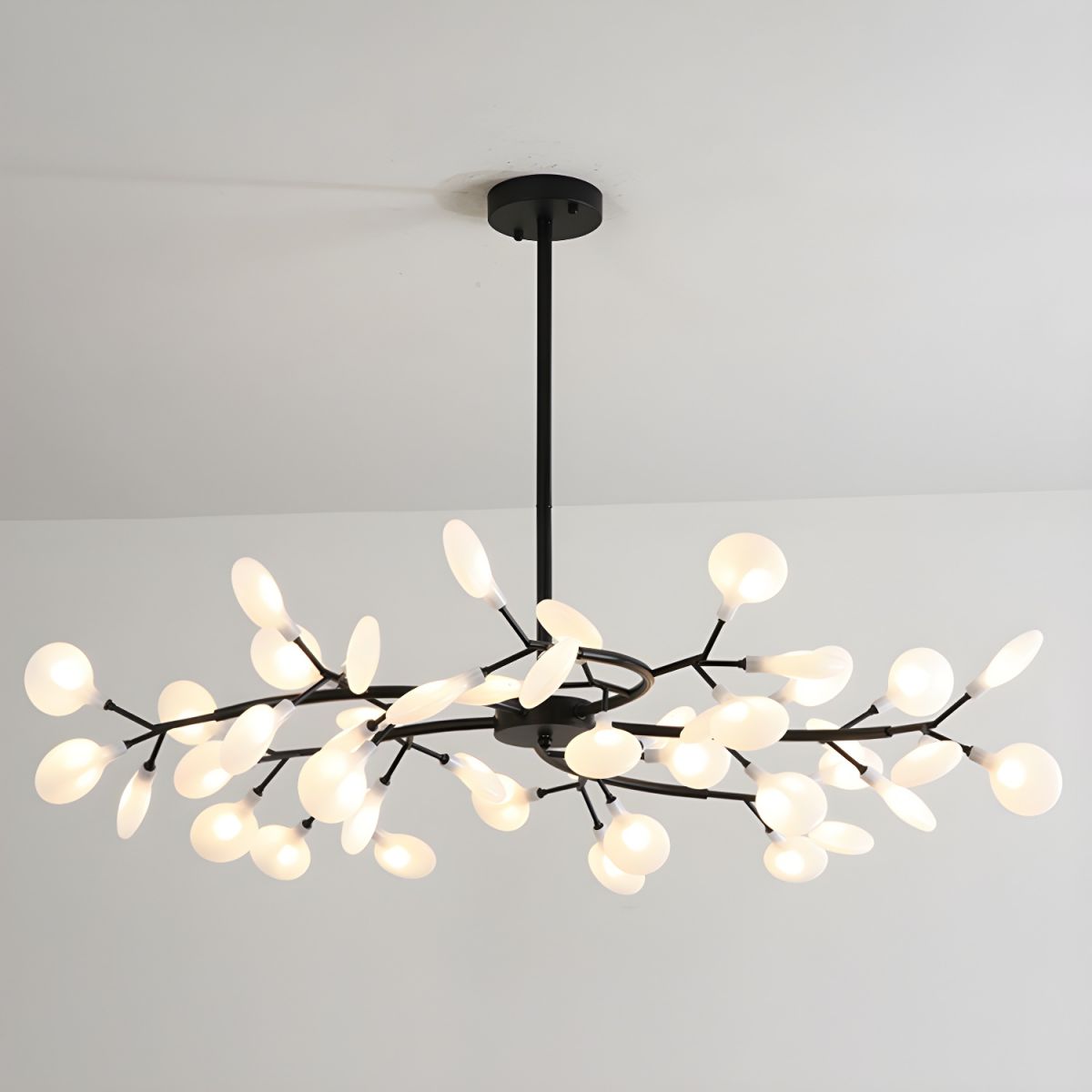Modern Firefly Sputnik Chandelier LED Branching Pendant Light for Living Room