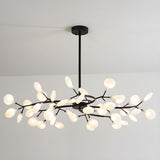 Modern Firefly Sputnik Chandelier LED Branching Pendant Light for Living Room