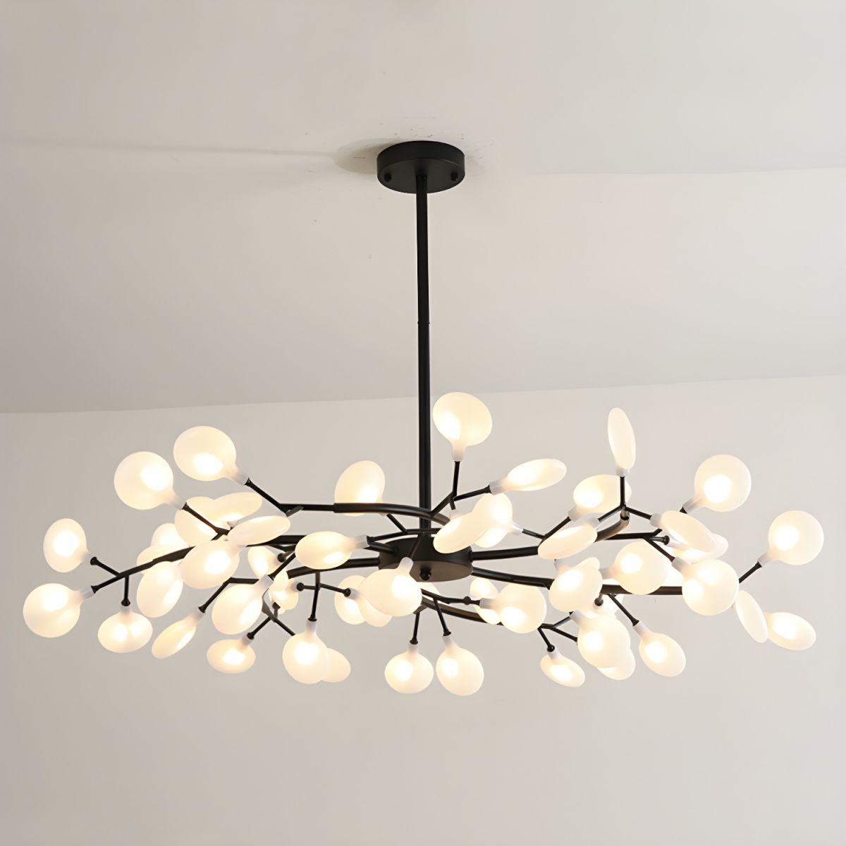 Modern Firefly Sputnik Chandelier LED Branching Pendant Light for Living Room
