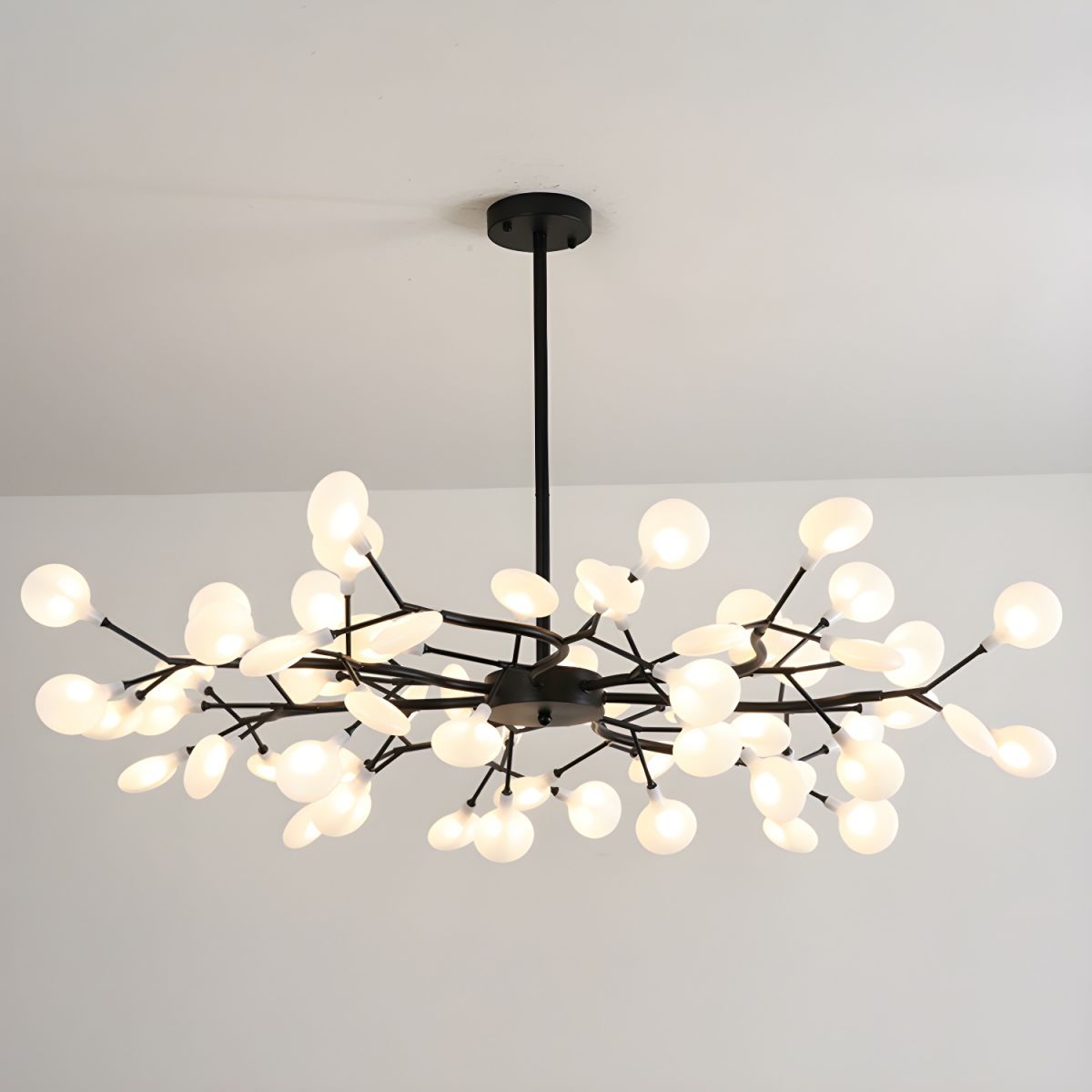 Modern Firefly Sputnik Chandelier LED Branching Pendant Light for Living Room