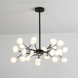 Modern Firefly Sputnik Chandelier LED Branching Pendant Light for Living Room