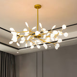 Modern Firefly Sputnik Chandelier LED Branching Pendant Light for Living Room