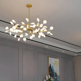 Modern Firefly Sputnik Chandelier LED Branching Pendant Light for Living Room