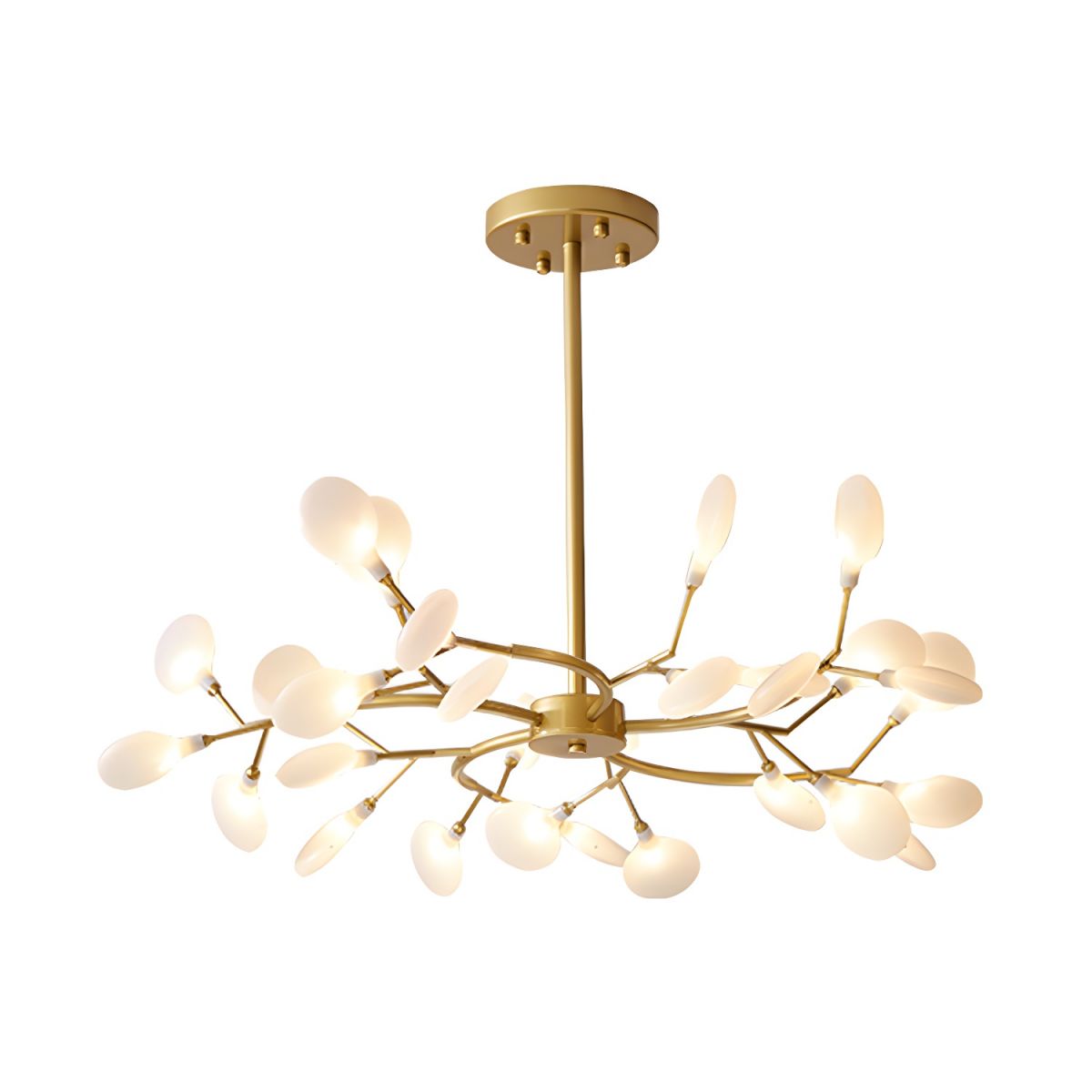 Modern Firefly Sputnik Chandelier LED Branching Pendant Light for Living Room