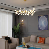 Modern Firefly Sputnik Chandelier LED Branching Pendant Light for Living Room