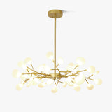 Modern Firefly Sputnik Chandelier LED Branching Pendant Light for Living Room