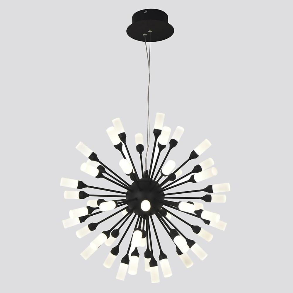 Modern Firework Sphere Cluster LED Chandelier Metal Acrylic Globe Pendant Ceiling Light