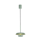 Modern Flat LED Pendant Light Aluminum Minimalist Hanging Lamp for Kitchen Island