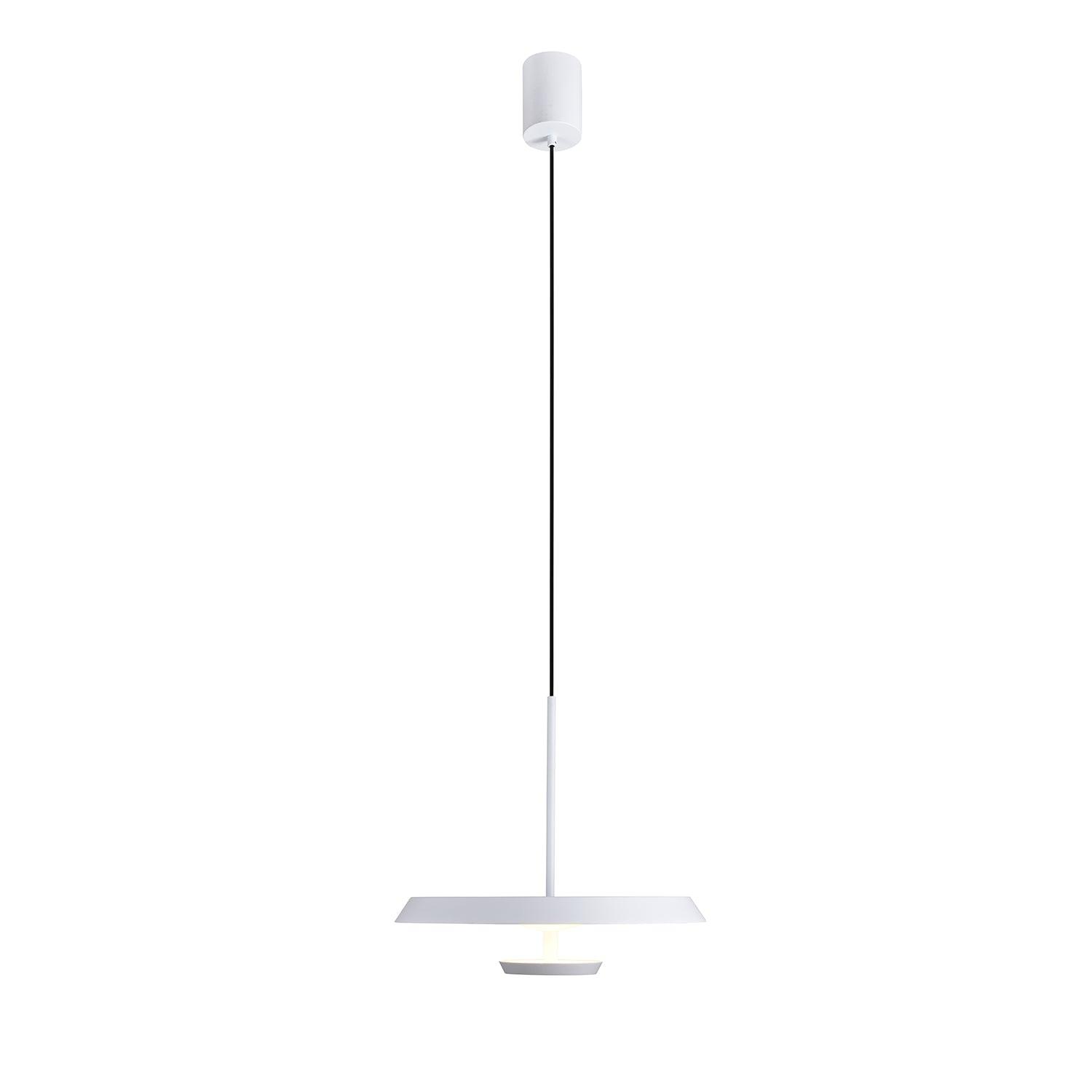 Modern Flat LED Pendant Light Aluminum Minimalist Hanging Lamp for Kitchen Island