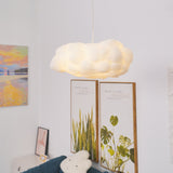 Modern Floating Cloud Pendant Light Ethereal White Hanging Ceiling Lamp for Bedroom and Nursery
