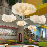 Modern Floating Cloud Pendant Light Ethereal White Hanging Ceiling Lamp for Bedroom and Nursery