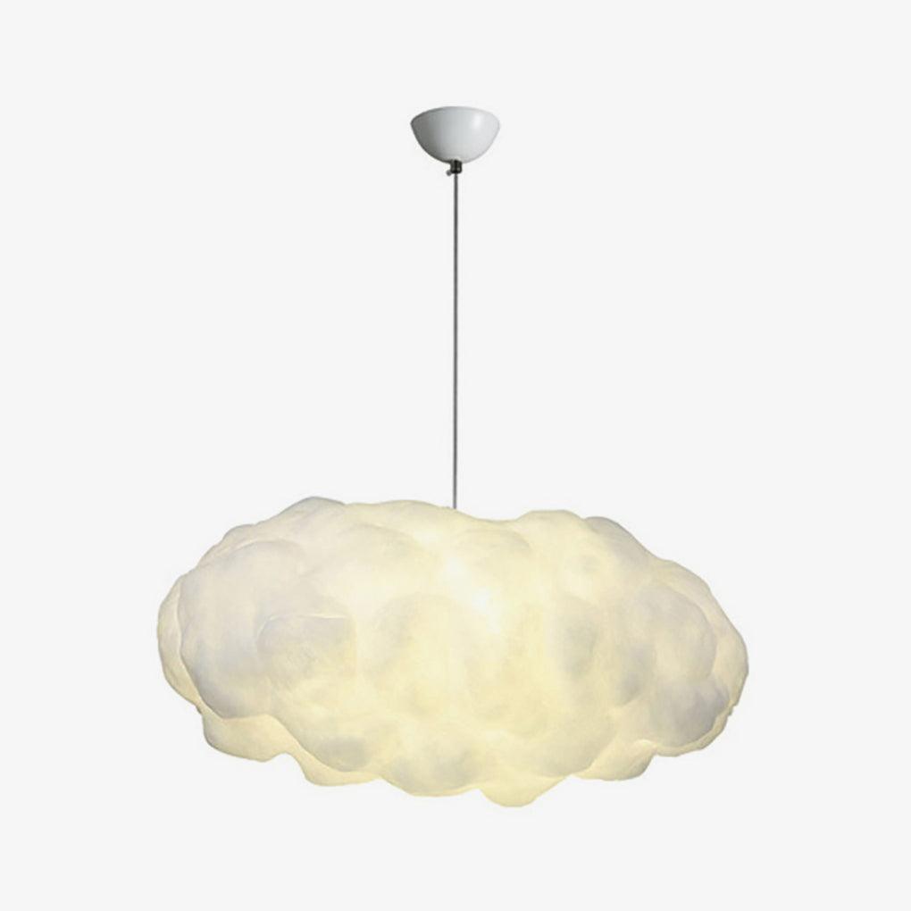 Modern Floating Cloud Pendant Light Ethereal White Hanging Ceiling Lamp for Bedroom and Nursery