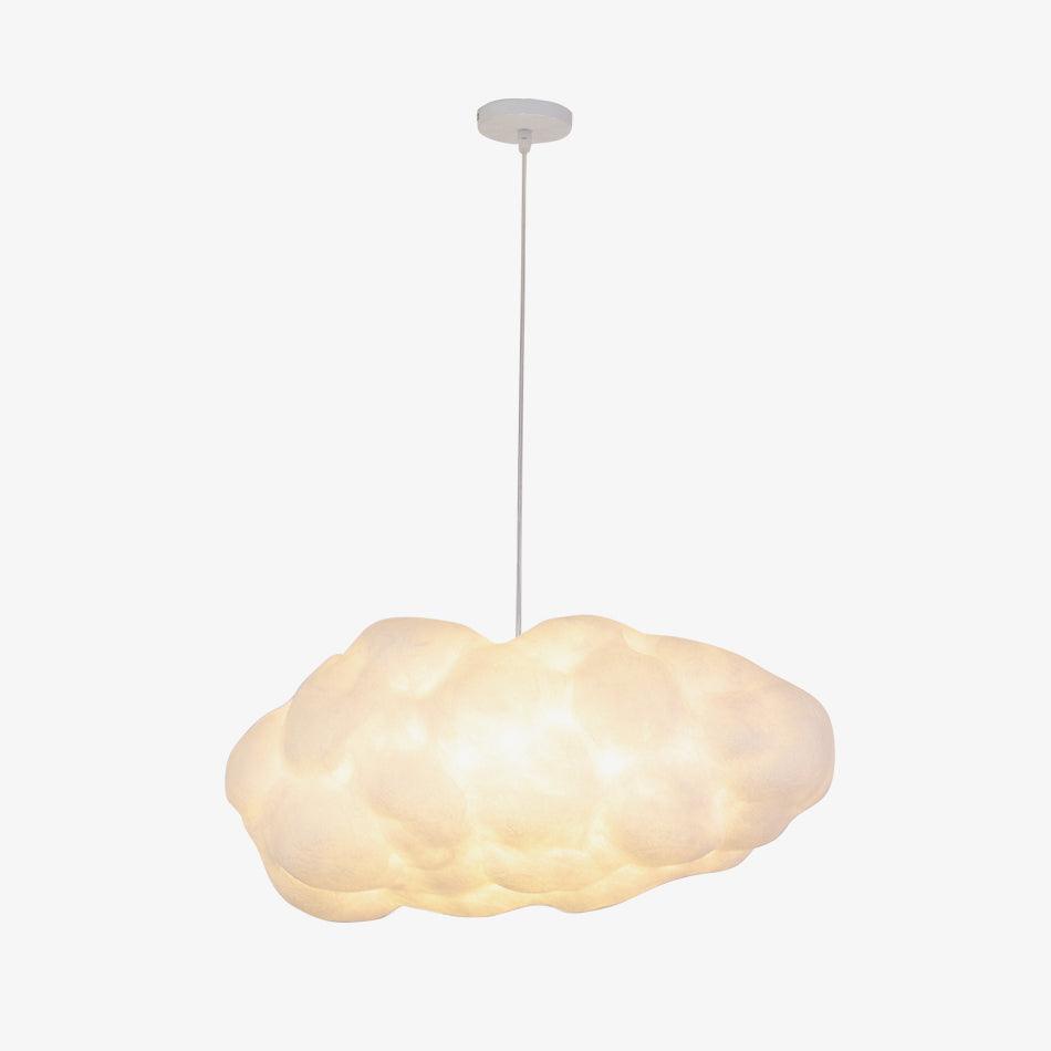 Modern Floating Cloud Pendant Light Ethereal White Hanging Ceiling Lamp for Bedroom and Nursery